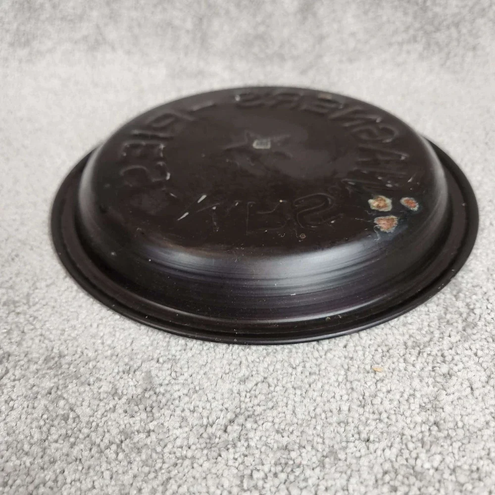 Mrs. Wagners Pies Pie Tin Brown Embossed Metal Star Vintage Style‎ Decor 8.5in